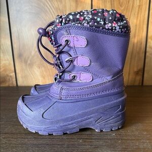 Purple Kids Snow Boots